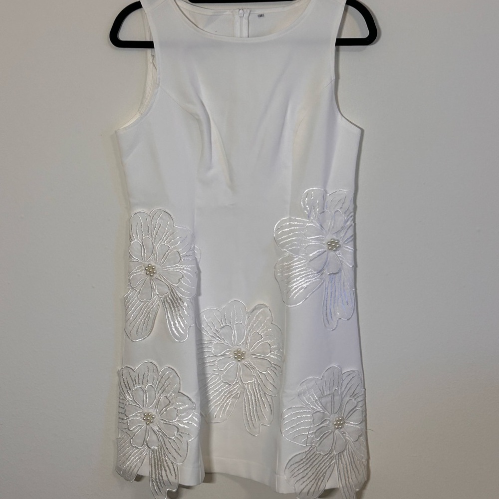 SHEIN White Floral Mini Dress